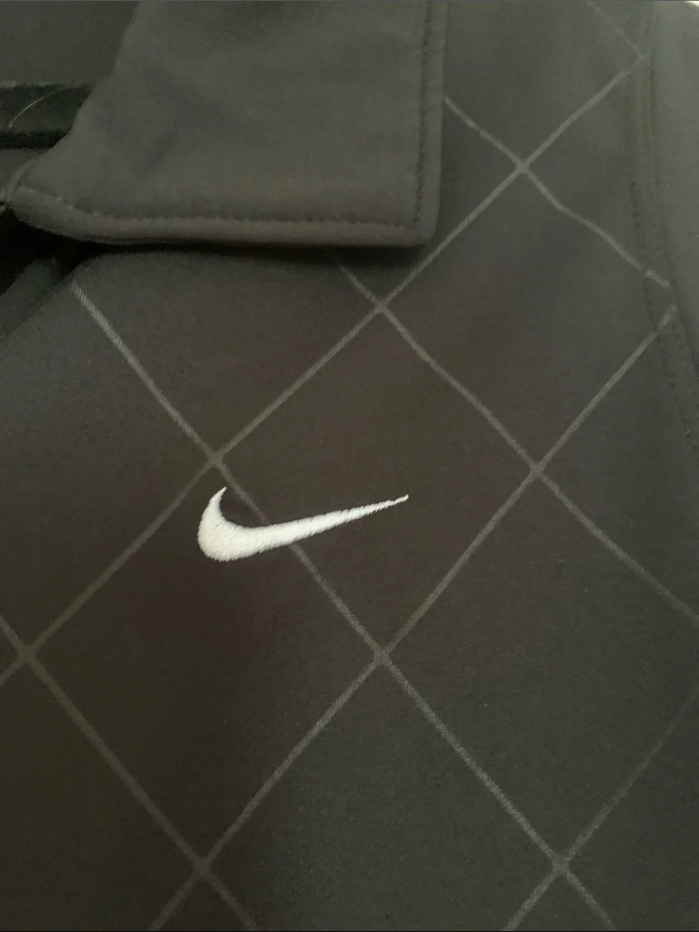 Nike Black Dri-FIT Sleeveless Golf Polo Tank